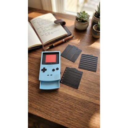 Retro Handheld 3D printed memo holder, view 2